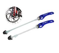 PLATT Bike Wheel Hub Skewers MTB Quick Release Skewers Front and Rear Axle Fit for Road Bike,Mountain Bike,BMX (Blue,1Pair)