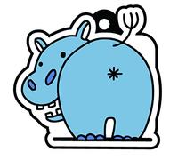 Platts Girls & Panzer Theater Version Rubber Key Cover hippopotamus's Team Goods GPKC-4