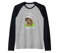 Platypus Animal Lover Even Though You're a Weirdo Funny Cute Raglan Baseball Tee