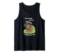Platypus Animal Lover Even Though You're a Weirdo Funny Cute Tank Top
