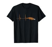 Platypus Animal Lover Wilderness Heartbeat ECG Pulse T-Shirt