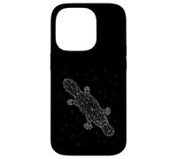 Platypus Constellation Animal Line Art Geometric Case for iPhone 14 Pro