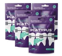 Platypus Dental Floss Sticks, Suitable for Cleaning Brace Bridges, to Keep Teeth and Gums Clean, Suitable for Tooth Floss on The Go 4 x 30 Pack