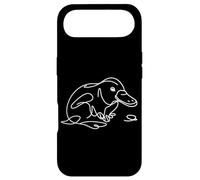 Platypus Line Art Drawing Minimalist Wildlife Design Case for iPhone Air