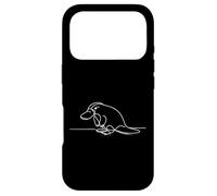 Platypus Line Art Minimalist Wildlife Drawing Design Case for iPhone 17 Pro