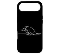 Platypus Line Art Minimalist Wildlife Drawing Design Case for iPhone Air