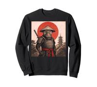Platypus Samurai Warrior Vintage Japanese Ukiyo-e Animal Sweatshirt