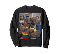 Platypus Two Moms Life Selfie Mother's Day Queer Mom Pride Sweatshirt