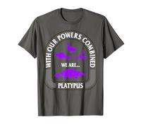 Platypus With Our Powers Combined We Are Platypus Duckbill C T-Shirt