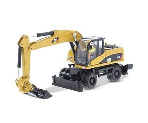 Platz Diecast Masters 1:87 Scale Caterpillar 318D Wheeled Excavator | HO Scale Series Cat Trucks & Construction Equipment Model 85177