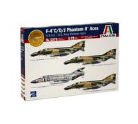 Platz ITALERI 1/72 American Fighter Jet F-4 C/D/J Phantom II Ace Plamodel IT1373 (Airplane)