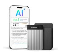 Plaud Note Pro AI Voice Recorder, Transcribe & Summarize with AI, App Control, Note Taker for Meetings & Calls, Supports 112 Languages, Ultra-Slim w/InstantView Display, Case Included, Silver