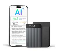 Plaud Note Pro AI Voice Recorder, Transcribe & Summarize with AI, App Control, Note Taker for Meetings & Calls, Supports 112 Languages, Ultra-Slim w/InstantView Display, Case Included, Black
