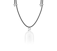 PLAUD NotePin Neck Strap Lanyard, Premium Synthetic Leather, Adjustable Length 8-15 inches, Secure Alloy Hook, Accessory for NotePin AI Voice Recorder, Black