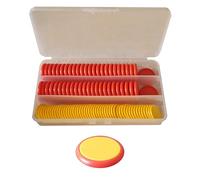 plavalmat DOTS+TODS™ Directed Number and Algebra Interlocking Two Colour Counters. Concrete representation of positive, negative numbers and zero pairs.