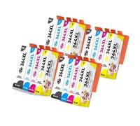 Plavetink 364XL Ink Cartridge Compatible With Photosmart 5510 5515 6510 B010 B109 B209 Deskjet 3070A Compatible With HP364(364XL 4Set)