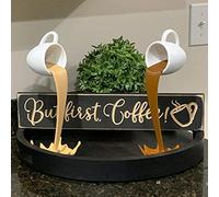 Plavioz Mini Floating Coffee Mug Sculpture Coffee Shop Accessories Kitchen Decor Pouring Novelty Funny Mugs for Cafe Restaurant
