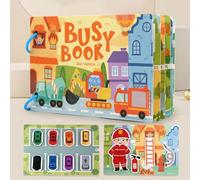 Play Activity Toy Book Toys For Toddlers Preschool Learning Activities Educational Books For Kids Ages 3+ Sensory Toddler Toy Birthdays Christmas Travel Kids (A, One Size)