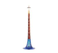 Play Adult Musical Instrument Old Mahogany Suona D Key Musical Instrument Boutique Suona Adult Professional Performance (Color : Blue engraved bowl)