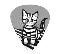 Play ball kitty Guitar picks, 12 pieces per pack, 3 different thicknesses, suitable for guitar, bass, ukulele and other instruments.