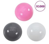 Play Balls 1000pcs Pink 6cm PE Soft Swim Ball Pool Toy Bulk Kids Party Assorteds