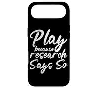 Play Because Research Says So Exercise and Health Fun Case for iPhone Air