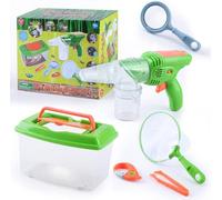 PLAY Bug Catcher Kit,Outdoor Toys for Kids Ages 4-8 8-12,Bug Catcher Vacuum with Critter Habitat Case,Butterfly net,Magnifying Glass,Toddler Outside Toys for 3 4 5 6 7 8+ Year Old Boys Birthday Gift