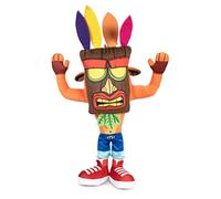 Play by Play Crash Bandicoot Plush Toy with Original Activision Videogame aku Mask 32 cm Multi-Coloured