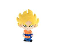 Play by Play Dragon Ball Super Protagonists Plushies, Goku, Piccolo, Vegeta, Beerus, Majin Buu - Super Soft Quality (23-27cm, Goku Super Saiyan)