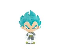 Play by Play Dragon Ball Super Protagonists Plushies, Goku, Piccolo, Vegeta, Beerus, Majin Buu - Super Soft Quality (23-27cm, Vegeta Super Saiyan)