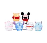 Play by Play Plush Compatible Squashy Podgies Series 25 cm Random Model Mickey, Sulley, Stitch, Dalmatian, Winnie, Marie, 1 Piece Suitable from the First Months of Life
