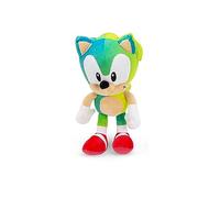 Sonic The Hedgehog Sonic Original Licensed Plush Toy 80 cm and Sonic Rainbow Models 28-30 cm (7 Editions) (Green/Turquoise)