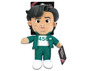 Play by Play Squid Game Gi-Hun Plush Toy - Player No. 456, 28 cm, Detailed Design, Original Licensed Product