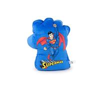 Play by Play Unisex Kid's Plush Boxing Gloves-DC Comics Characters, Batman, Joker-1 Piece Right-Handed (Superman) Sign, Colourful, Estándar