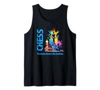 Play Chess The Unseen Threat is The Deadliest Splash Paint Tank Top