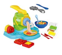 Play Color Dough Kitchen Creations Set | Puzzle Dough Machine | Creative Kitchen Play Set with Molds and Tools | Pretend Cooking Clay Toy Birthday Gift for Kids, Boys, Girls, Playroom