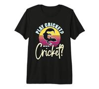 Play Cricket Why Not Eat Cricket Reptile Owner Leopard Gecko Premium T-Shirt