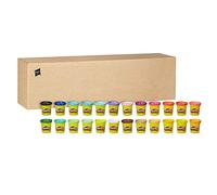 Play-Doh 24-Pack for Toddlers, Non-Toxic Modelling Compound Set with 20 Tools, Creative Toys for 2+ Year Old Kids, Reusable Tub for Easy Storage