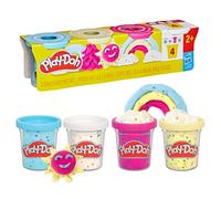 Play-Doh 4 Pack Confetti Compound, Creative Play for Kids Age 2+