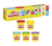 Play-Doh 5 Pack Back to School Set, 85 Gram Cans, Preschool Toys for Children Aged 2+, Classroom Prizes, Modelling Compound, Arts & Crafts