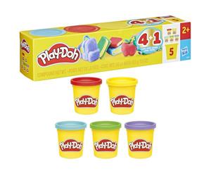 Play-Doh 5 Pack Back to School Set, 85 Gram Cans, Preschool Toys for Children Aged 2+, Classroom Prizes, Modelling Compound, Arts & Crafts