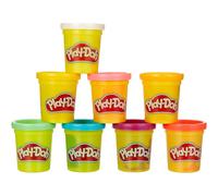 Play-Doh 8-Pack Rainbow Non-Toxic Modelling Compound Set with 8 Colours for Toddlers, Creative Toys for 2+ Year Old Kids