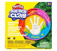 Play-Doh Air Dry Clay Handprint Stone Kit for Kids, Acrylic Paint Set