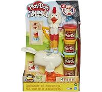 Play-Doh Animal Crew Cluck-a-Dee Feather Fun Chicken Toy Farm Animal Playset