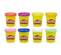 Play-Doh, Assorted Colours, Pack of 8 Tins (Hasbro E5044EU4)