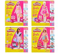 Play-doh Barbie Doll Designer 4 Models Random Shipping Assorted Pink Kids