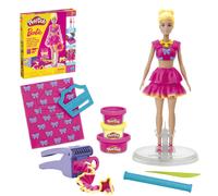 Play-Doh Barbie Ruffles and Bows Set Make Doll Clothes with Modeling Compound & 9 Fashion Accessories Arts & Crafts for Girls & Boys 5+