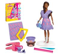 Play-Doh Barbie Ruffles & Braids Doll Set, Ages 6+, Standard Set