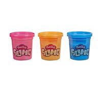 Play-Doh Brand Slime 3 Pack of Non-Toxic Slime - Blue Metallic Orange & Metallic Pink