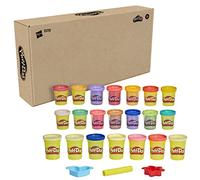 Play-Doh Bright 'n Happy Variety Pack with 21 Pots Including Sparkle and Metallic Shine